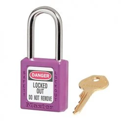 Master Lock MASTERLOCK 410 THERMOPLASTIC SAFETY PADLOCK (VARIOUS COLOURS)