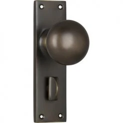TRADCO VICTORIAN KNOB ON PLATE Handles & Hardware