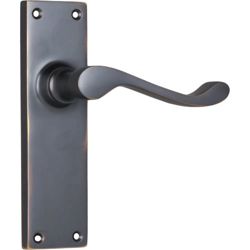 TRADCO VICTORIAN LEVER ON PLATE 9 TRADCO VICTORIAN LEVER ON PLATE