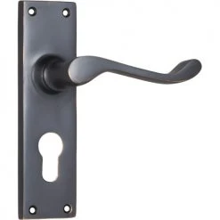 TRADCO VICTORIAN LEVER ON PLATE 33 TRADCO VICTORIAN LEVER ON PLATE