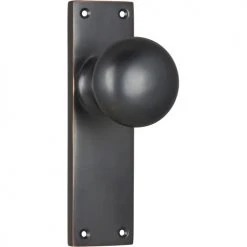 TRADCO VICTORIAN KNOB ON PLATE Handles & Hardware