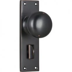 TRADCO VICTORIAN KNOB ON PLATE Handles & Hardware