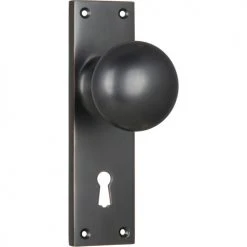 TRADCO VICTORIAN KNOB ON PLATE Handles & Hardware