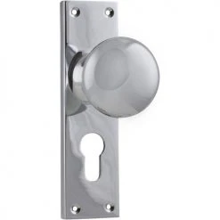 TRADCO VICTORIAN KNOB ON PLATE Handles & Hardware