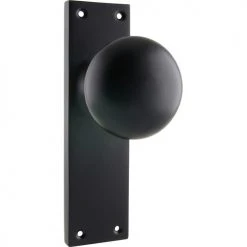 TRADCO VICTORIAN KNOB ON PLATE Handles & Hardware