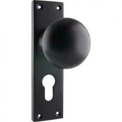 TRADCO VICTORIAN KNOB ON PLATE Handles & Hardware