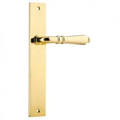 IVER DOOR LEVER SARLAT RECTANGULAR BACKPLATE