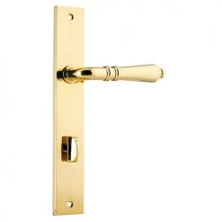 IVER DOOR LEVER SARLAT RECTANGULAR BACKPLATE