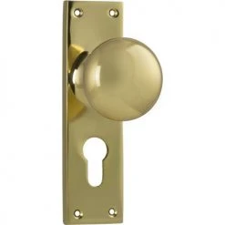TRADCO VICTORIAN KNOB ON PLATE Handles & Hardware