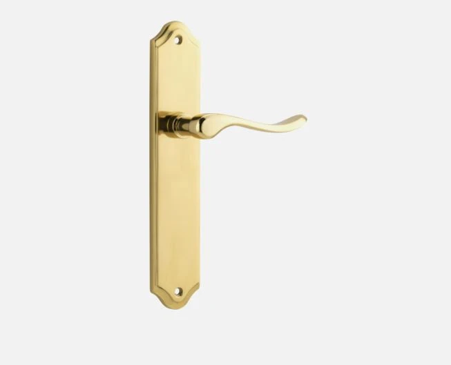 IVER DOOR LEVER STIRLING SHOULDERED BACKPLATE Door Handles & Levers 1 IVER DOOR LEVER STIRLING SHOULDERED BACKPLATE Door Handles & Levers