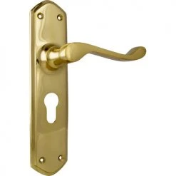TRADCO WINDSOR LEVER ON PLATE