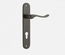 IVER DOOR LEVER STIRLING OVAL BACKPLATE Door Handles & Levers 28 IVER DOOR LEVER STIRLING OVAL BACKPLATE Door Handles & Levers