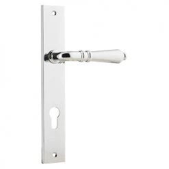 IVER DOOR LEVER SARLAT RECTANGULAR BACKPLATE