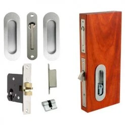 ZANDA OVAL SLIDING DOOR EURO LOCK KIT