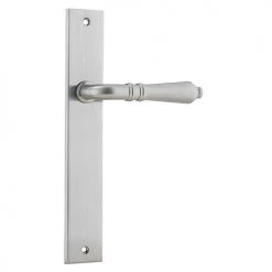 IVER DOOR LEVER SARLAT RECTANGULAR BACKPLATE