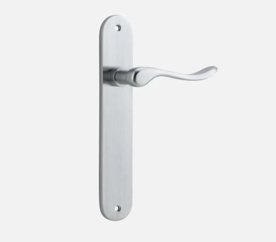 IVER DOOR LEVER STIRLING OVAL BACKPLATE Door Handles & Levers 10 IVER DOOR LEVER STIRLING OVAL BACKPLATE Door Handles & Levers
