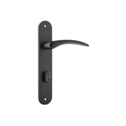 IVER DOOR LEVER OXFORD OVAL BACKPLATE