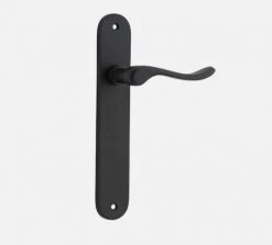 IVER DOOR LEVER STIRLING OVAL BACKPLATE Door Handles & Levers 36 IVER DOOR LEVER STIRLING OVAL BACKPLATE Door Handles & Levers