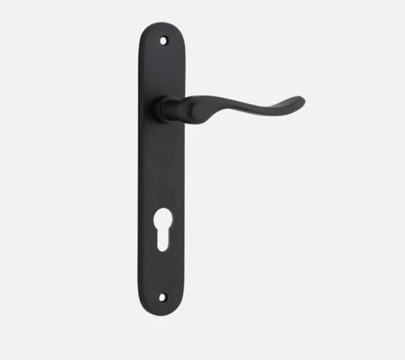 IVER DOOR LEVER STIRLING OVAL BACKPLATE Door Handles & Levers 14 IVER DOOR LEVER STIRLING OVAL BACKPLATE Door Handles & Levers
