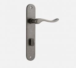 IVER DOOR LEVER STIRLING OVAL BACKPLATE Door Handles & Levers 41 IVER DOOR LEVER STIRLING OVAL BACKPLATE Door Handles & Levers