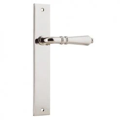 IVER DOOR LEVER SARLAT RECTANGULAR BACKPLATE
