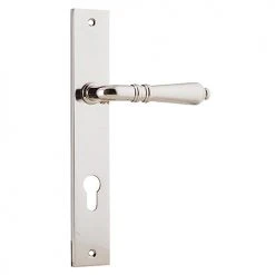 IVER DOOR LEVER SARLAT RECTANGULAR BACKPLATE