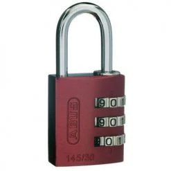 ABUS 3-WHEEL 30MM COMBINATION ALUMINIUM PADLOCK 145/30 VARIOUS COLOURS 11 ABUS 3-WHEEL 30MM COMBINATION ALUMINIUM PADLOCK 145/30 VARIOUS COLOURS
