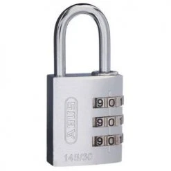 ABUS 3-WHEEL 30MM COMBINATION ALUMINIUM PADLOCK 145/30 VARIOUS COLOURS 12 ABUS 3-WHEEL 30MM COMBINATION ALUMINIUM PADLOCK 145/30 VARIOUS COLOURS