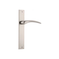IVER DOOR LEVER OXFORD RECTANGULAR BACKPLATE