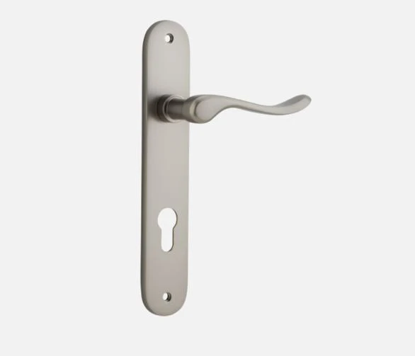 IVER DOOR LEVER STIRLING OVAL BACKPLATE Door Handles & Levers 20 IVER DOOR LEVER STIRLING OVAL BACKPLATE Door Handles & Levers