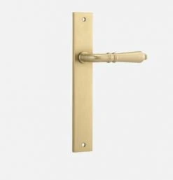 IVER DOOR LEVER SARLAT RECTANGULAR BACKPLATE