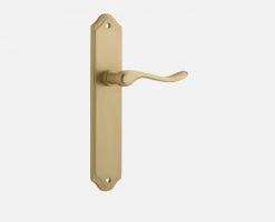 IVER DOOR LEVER STIRLING SHOULDERED BACKPLATE Door Handles & Levers 45 IVER DOOR LEVER STIRLING SHOULDERED BACKPLATE Door Handles & Levers