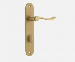 IVER DOOR LEVER STIRLING OVAL BACKPLATE Door Handles & Levers 47 IVER DOOR LEVER STIRLING OVAL BACKPLATE Door Handles & Levers