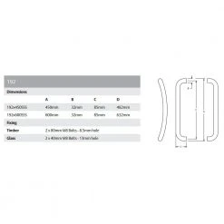 LOCKWOOD ENTRANCE PULL HANDLE - 192