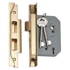 TRADCO REBATED 5 LEVER MORTICE LOCK Entrance Sets