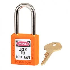 Master Lock MASTERLOCK 410 THERMOPLASTIC SAFETY PADLOCK (VARIOUS COLOURS)