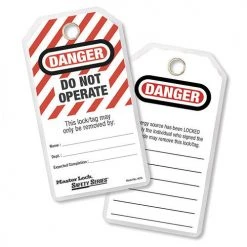 Master Lock MASTERLOCK 497A HEAVY DUTY TAGS (Qty. 12) Fire & Safety