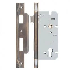 IVER MORTICE LOCK EURO REBATED 85MM 28 IVER MORTICE LOCK EURO REBATED 85MM