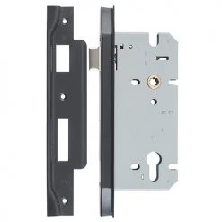 IVER MORTICE LOCK EURO REBATED 85MM 32 IVER MORTICE LOCK EURO REBATED 85MM