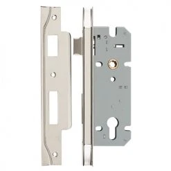 IVER MORTICE LOCK EURO REBATED 85MM 26 IVER MORTICE LOCK EURO REBATED 85MM