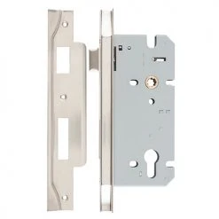 IVER MORTICE LOCK EURO REBATED 85MM 36 IVER MORTICE LOCK EURO REBATED 85MM