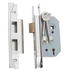 TRADCO REBATED 5 LEVER MORTICE LOCK Entrance Sets
