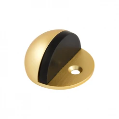 The Lock Shop GAINSBOROUGH HALF MOON FLOOR MOUNT DOOR STOP
