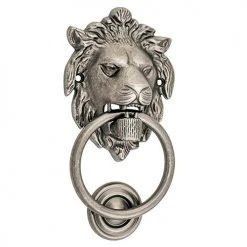 TRADCO LION DOOR KNOCKER D93xP55mm BP103x135mm