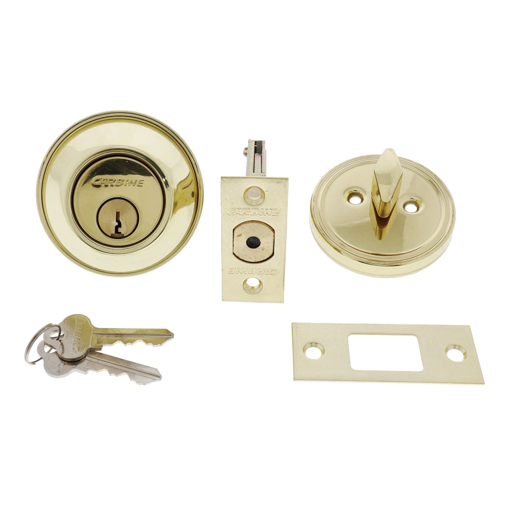 CARBINE SINGLE CYLINDER DEADBOLT Deadbolts 2 CARBINE SINGLE CYLINDER DEADBOLT Deadbolts