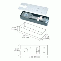 CRL NARROW WIDTH FLOOR SPRING
