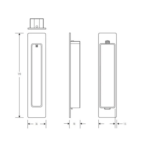 Flush Pulls HALLIDAY AND BAILLIE FLUSH PULL HB670 2 Flush Pulls HALLIDAY AND BAILLIE FLUSH PULL HB670