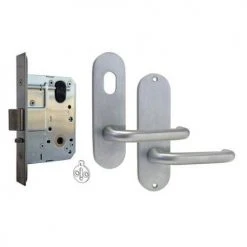 Handles & Hardware DORMAKABA MS2 CLASSROOM MORTICE LOCK KIT 100 SERIES ROUND END FURNITURE