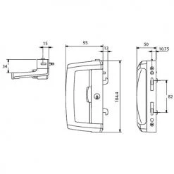 Locking Solutions LOCKWOOD ONYX PATIO SLIDING DOOR LOCK