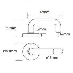 SCHLAGE GRANDE SERIES LEVER SET - CENTRA